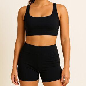 Offline By Aerie Black Goals Most Support Sports Bra Size Small NWT